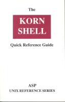The Korn Shell -- Quick Reference Guide.pdf