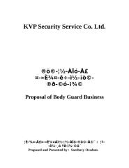 KVP Proposal.doc