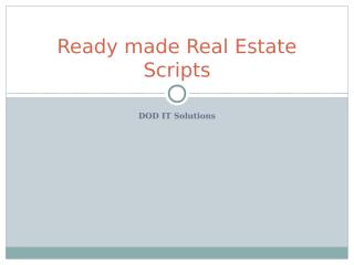 Ready made Real Estate Scriptppt (1).ppt
