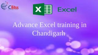 Advance Excel training in Chandigarh.pptx