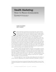 Stealth Marketing HOW TO REACH CONSUMERS SURREPTITIOUSLY.pdf